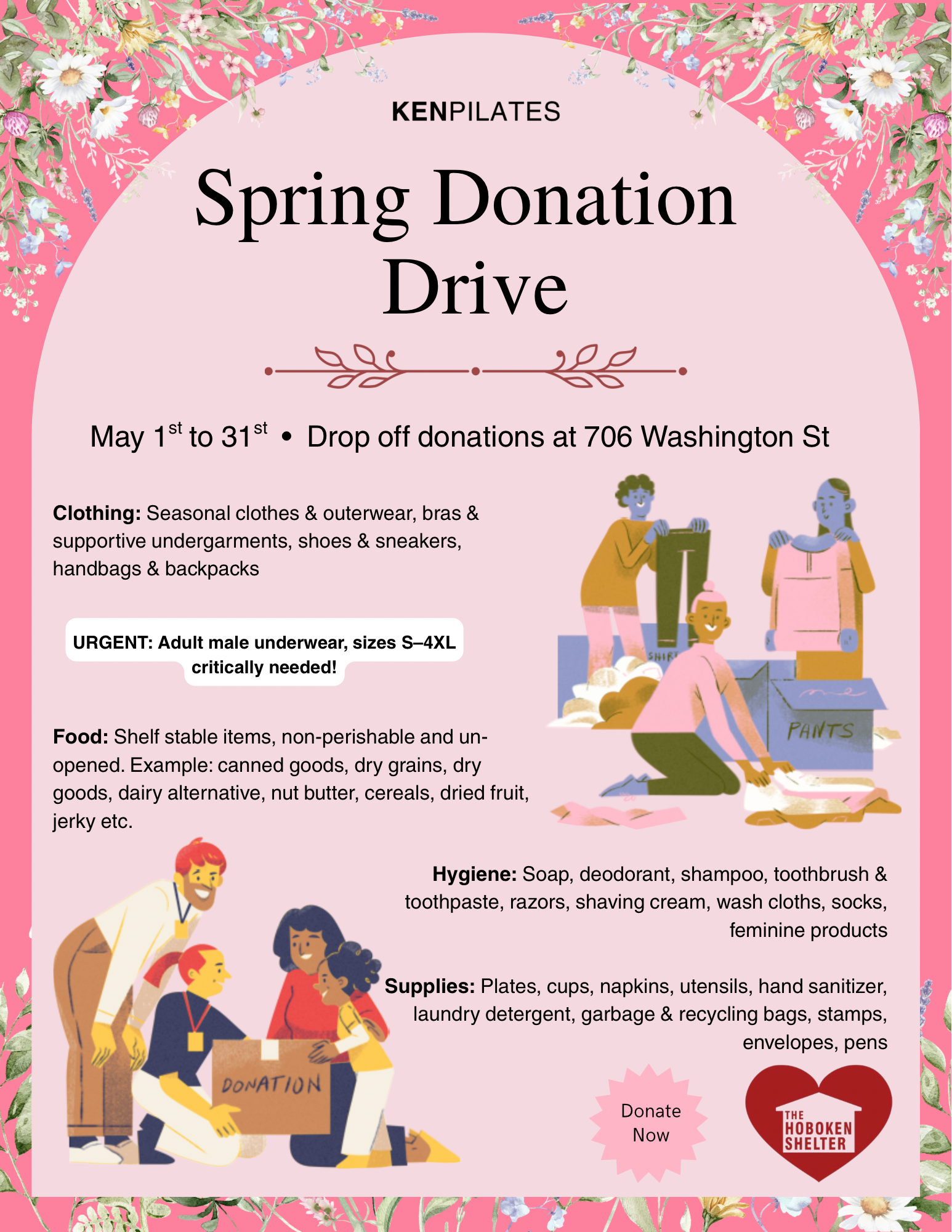 Spring Donation Drive