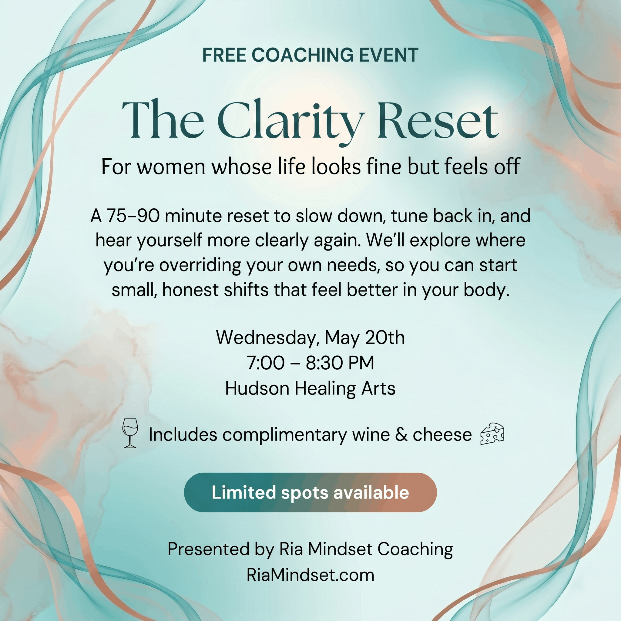 The Clarity Reset: FREE Coaching Event in Hoboken