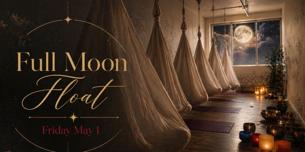 Full Moon Float – Aerial Restorative Yoga & Sound Healing