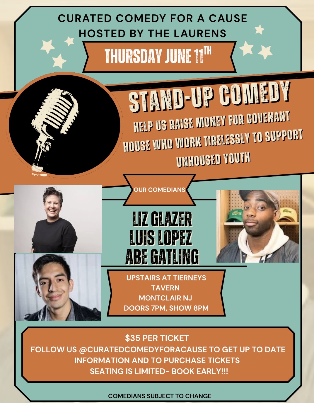 Curated Comedy for a Cause