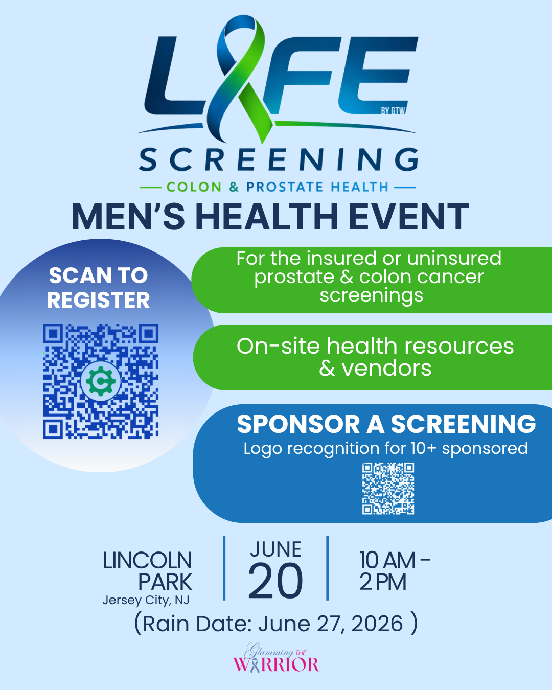 Life Screening: Free Prostate & Colon Cancer Screenings