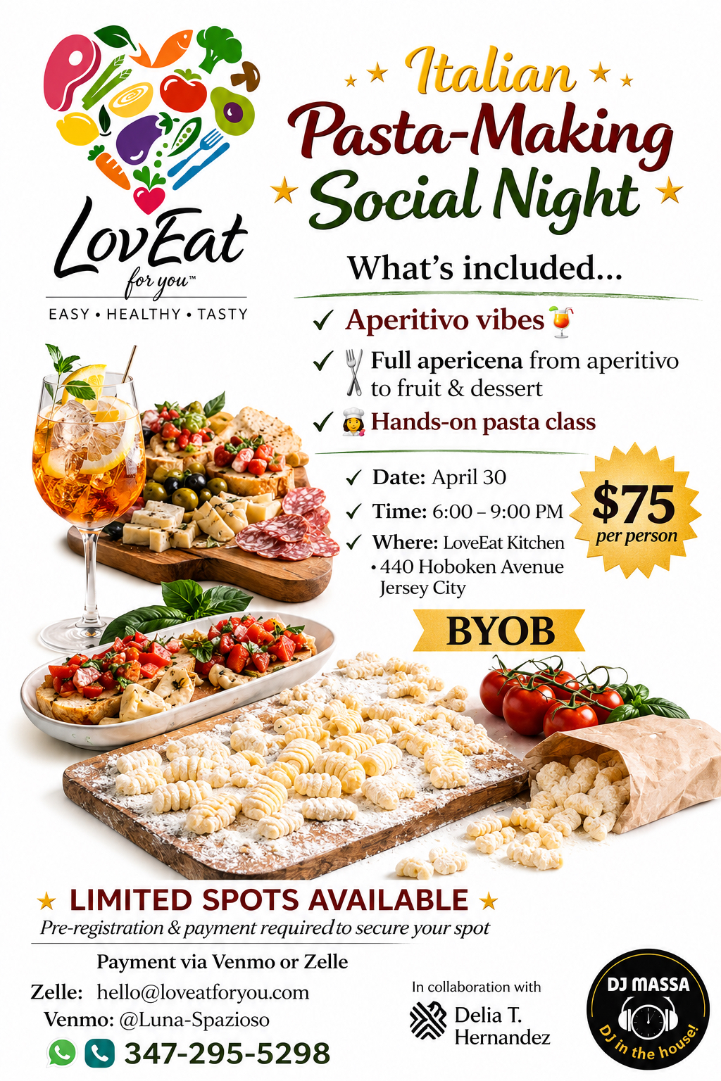 Italian Pasta Making Social Night