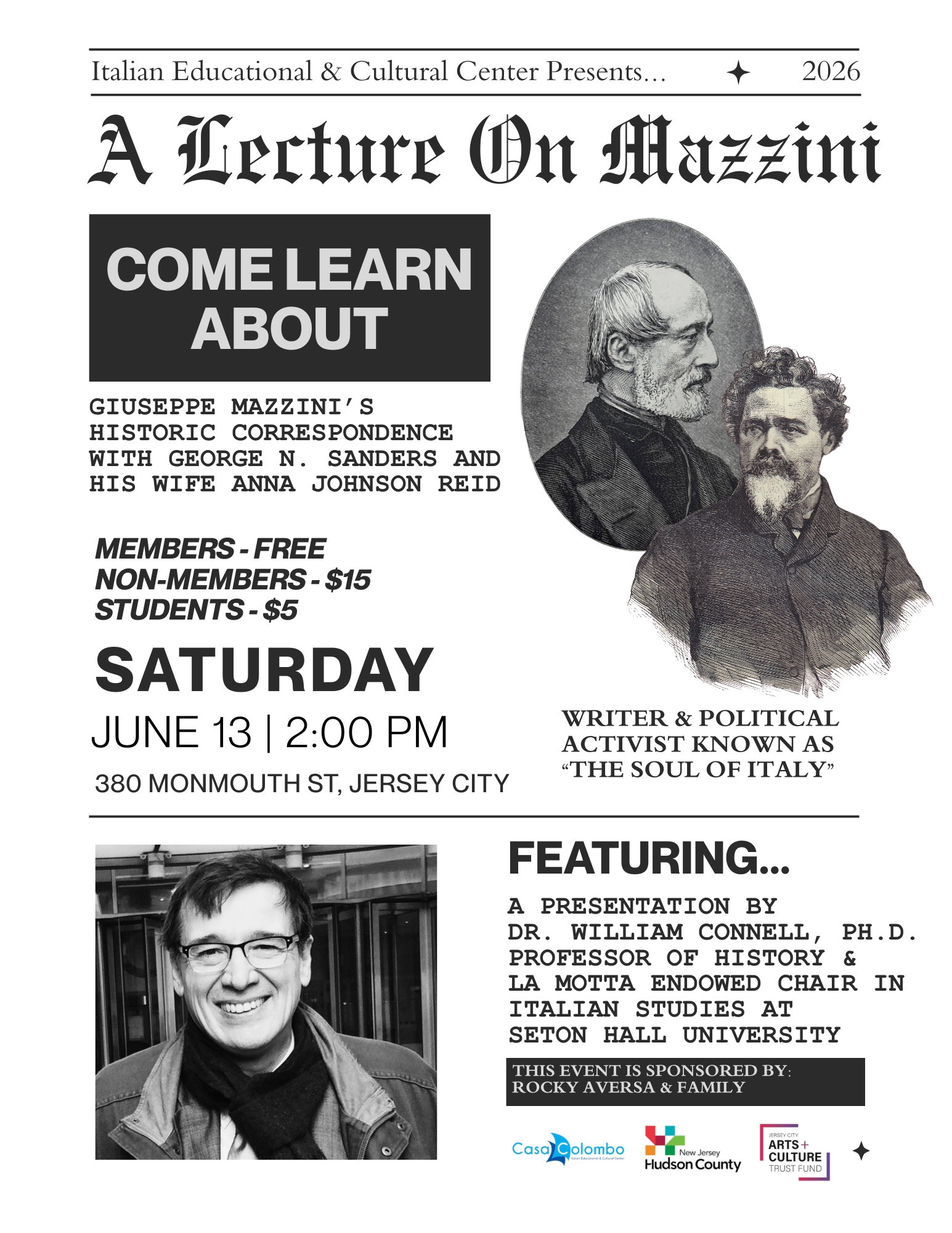 A Lecture On Giuseppe Mazzini