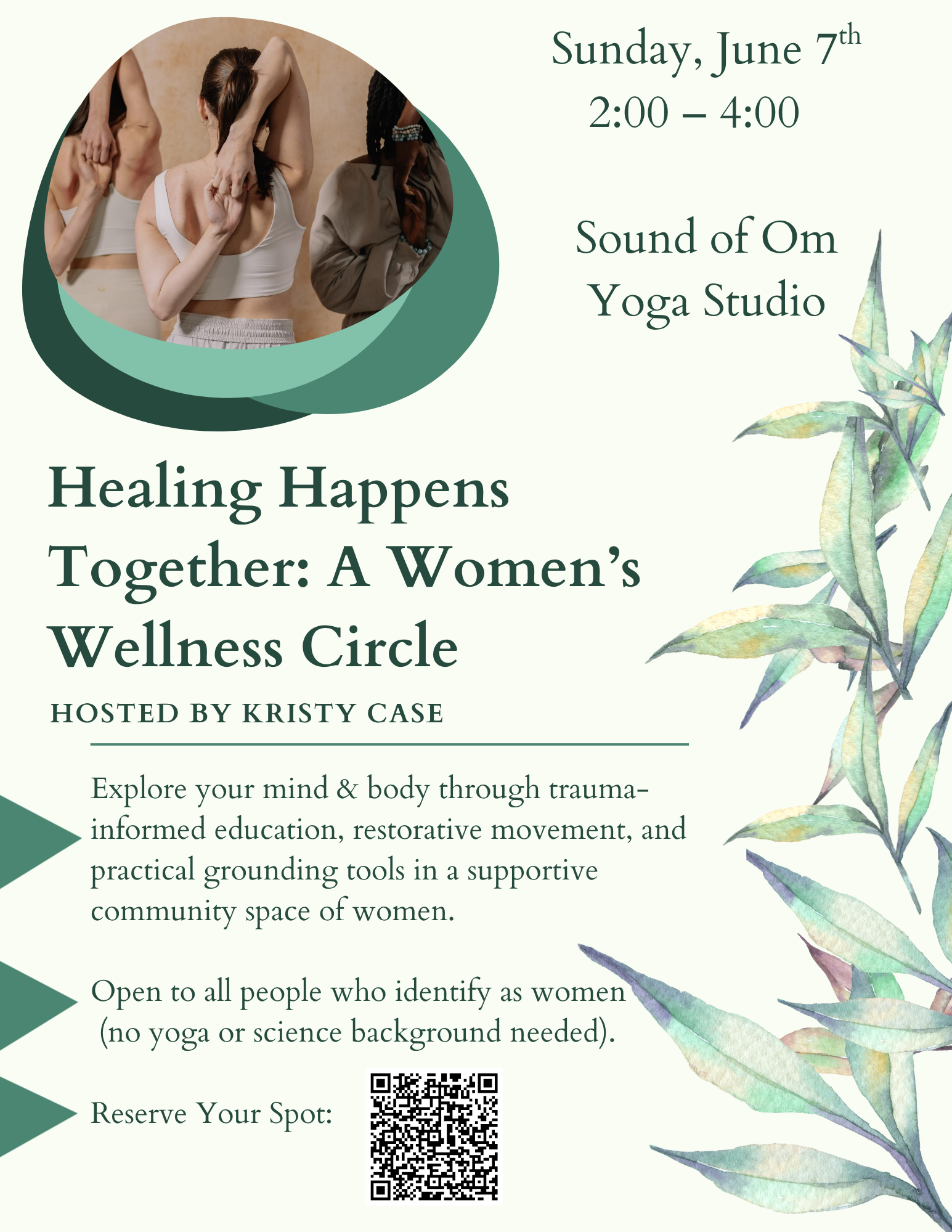 Healing Happens Together: A Women’s Wellness Circle