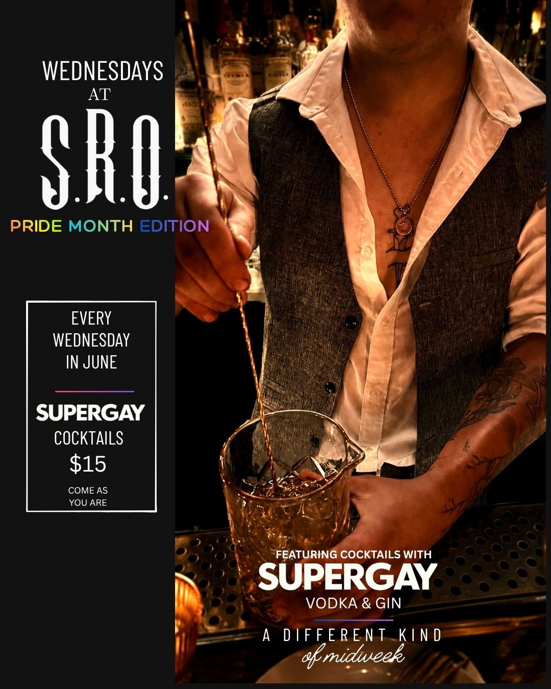 PRIDE Wednesdays in June at SRO