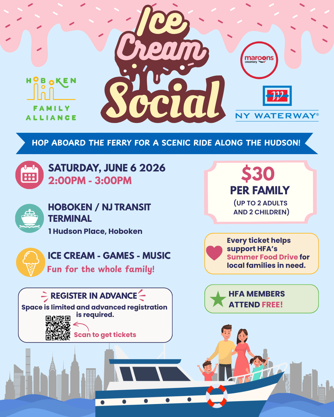 HFA & NY Waterway Ice Cream Social
