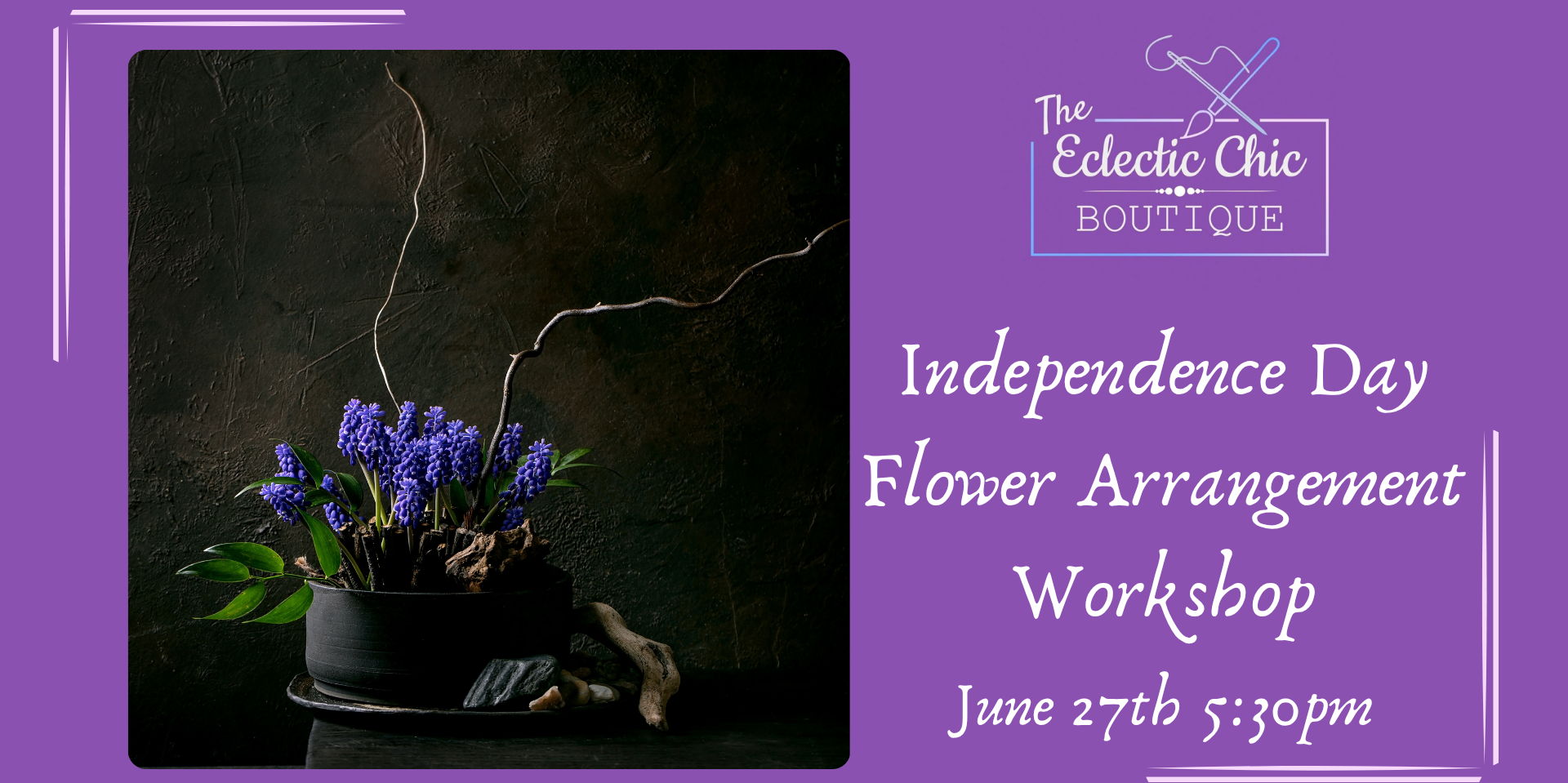Independence Day Flower Arrangement Workshop