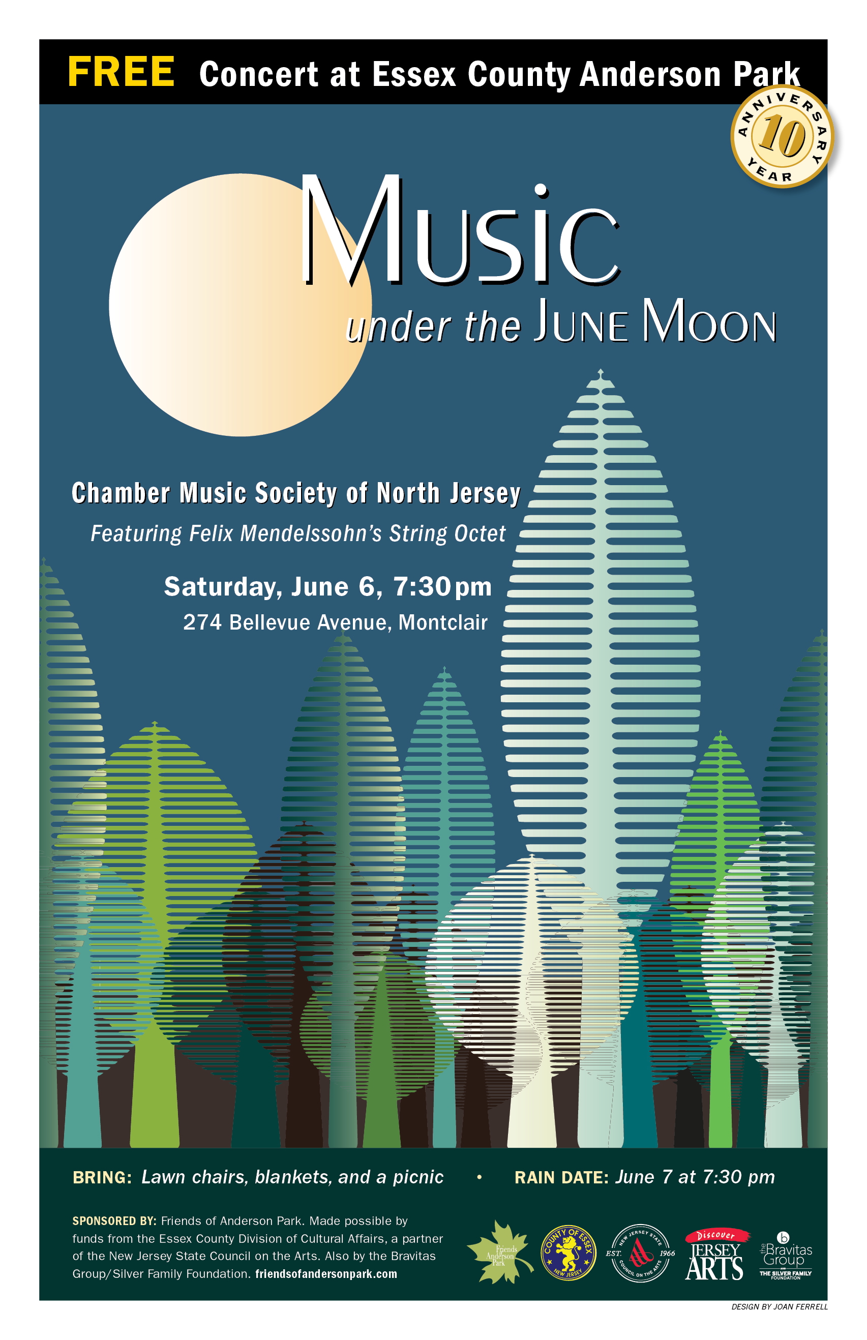 “Music Under the June Moon” Concert in Anderson Park