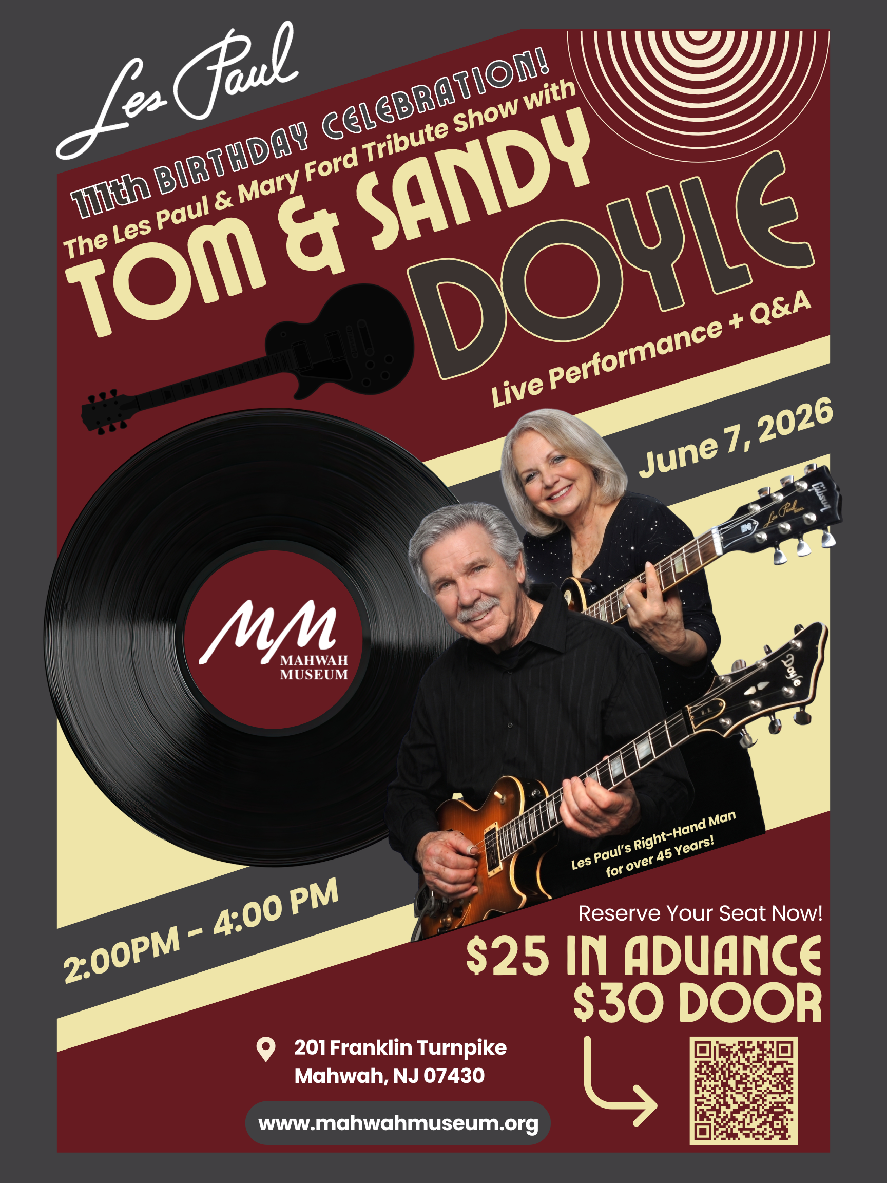 Les Paul 111th Birthday Celebration: The Les Paul & Mary Ford Tribute Show