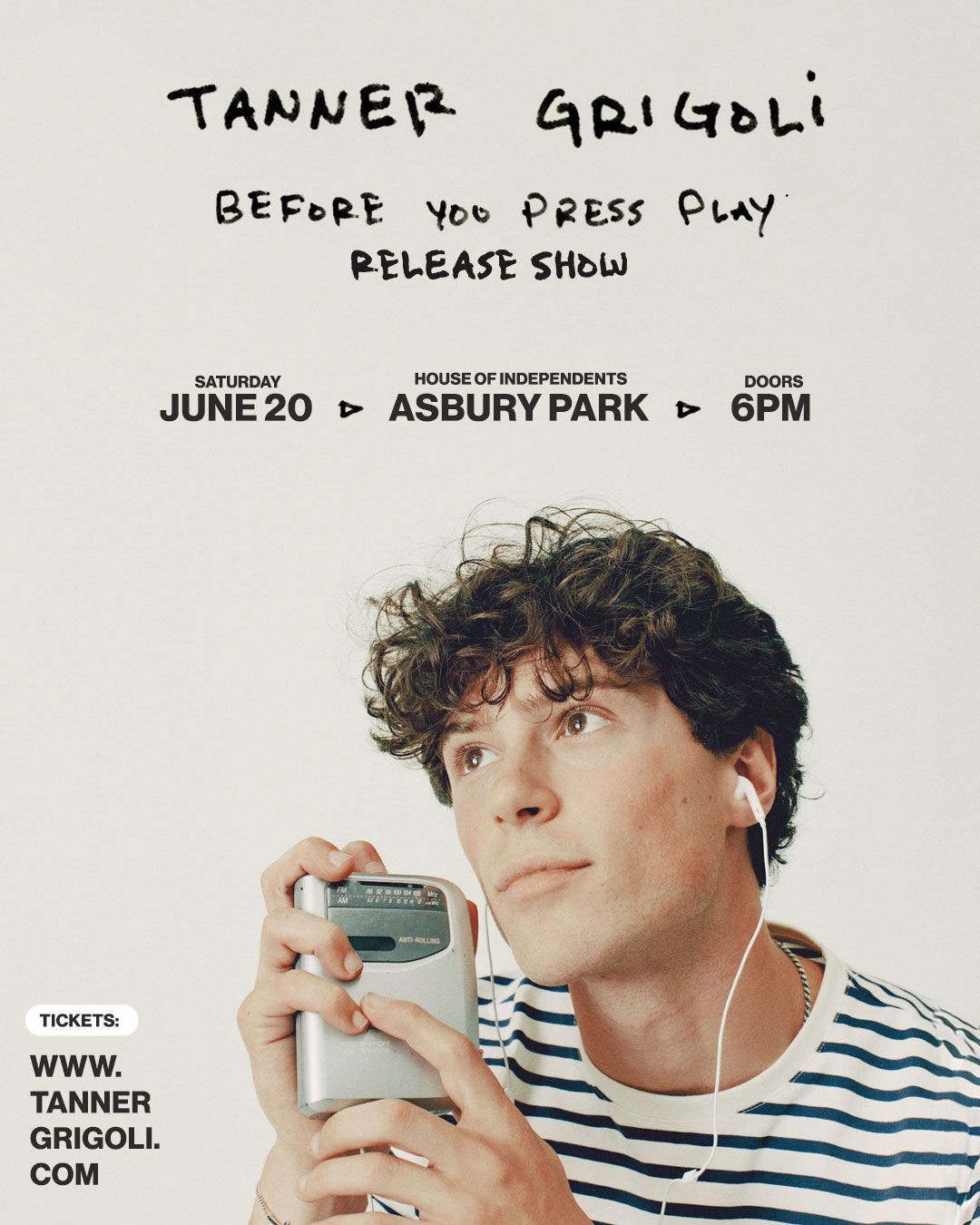 Tanner Grigoli: Before You Press Play Release Show