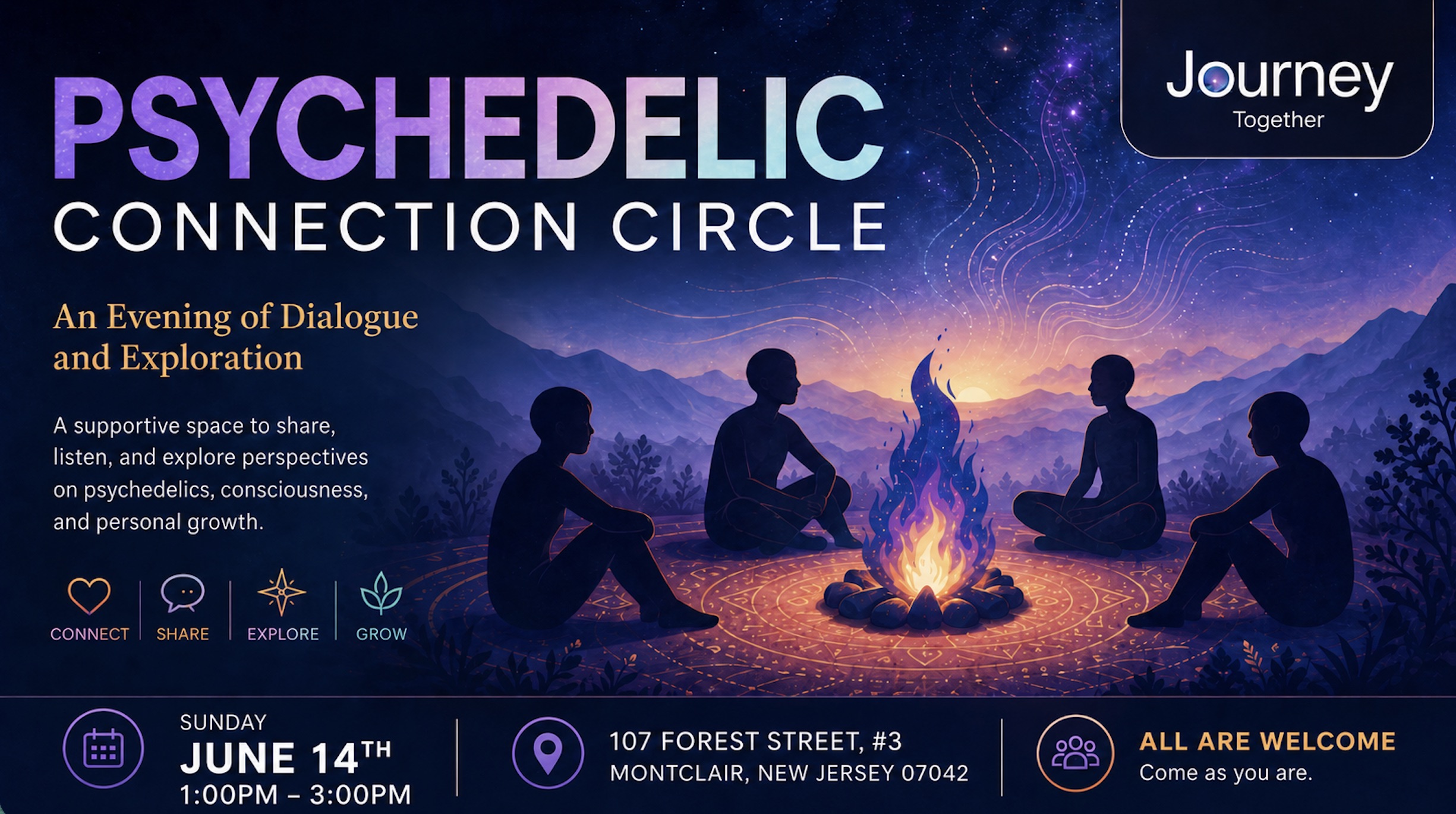 Psychedelic Connection Circle