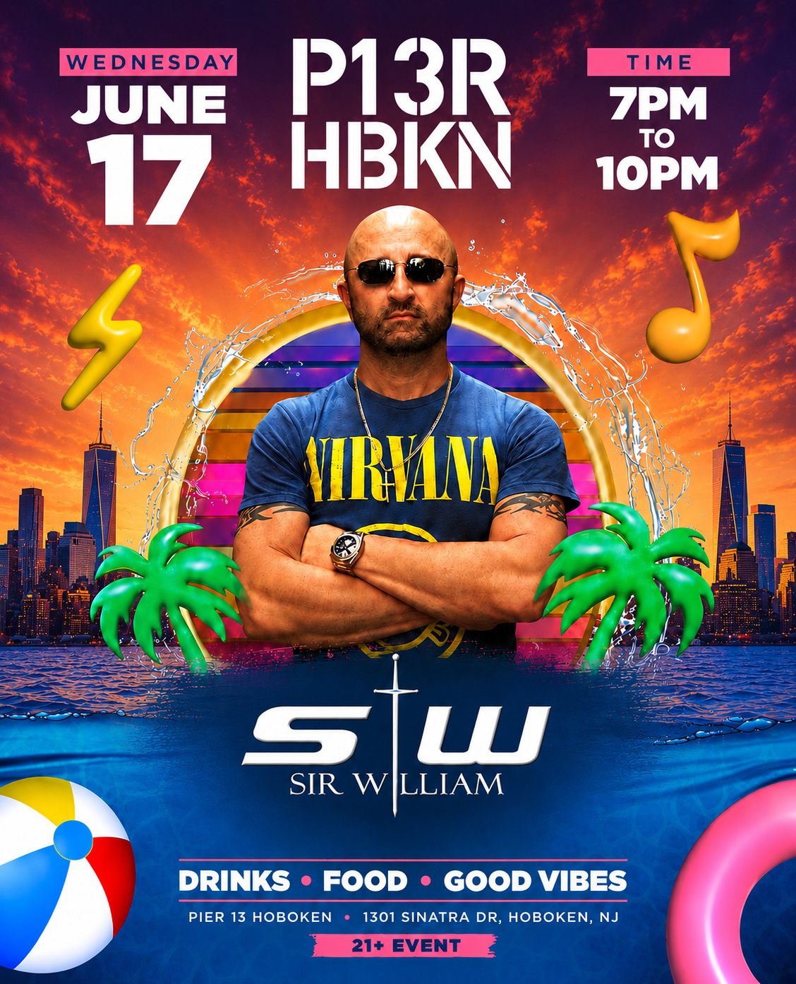 Sir William Sunset Session @ P13R Hoboken