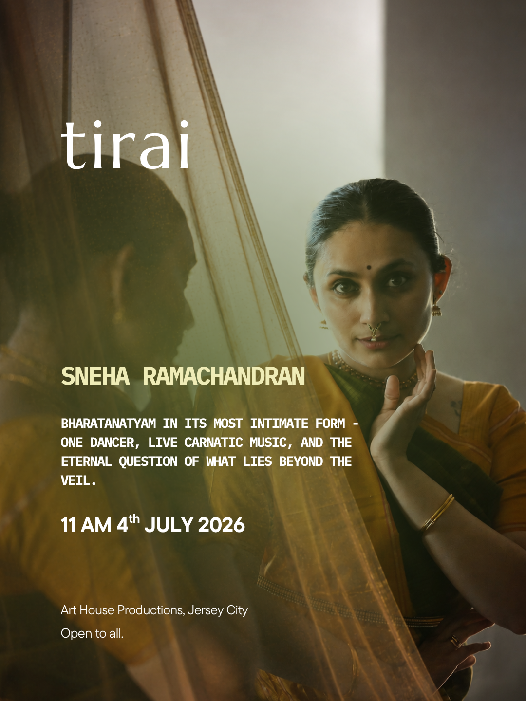 Tirai – A Solo Bharatanatyam Showcase