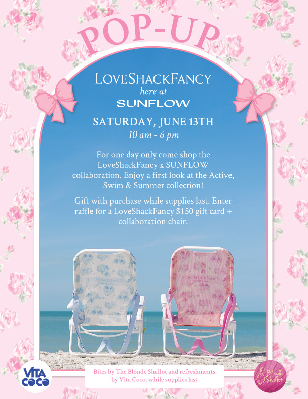 LoveShackFancy Pop-Up @ SUNFLOW Spring Lake
