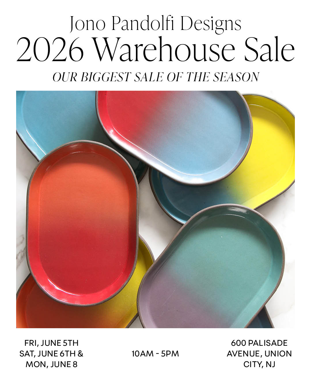The 2026 Warehouse Sale