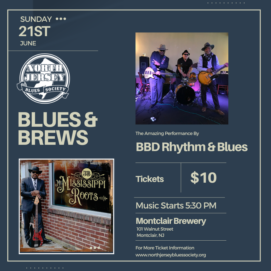 NJBS Blues & Brews: BBD Rhythm & Blues live at Montclair Brewery