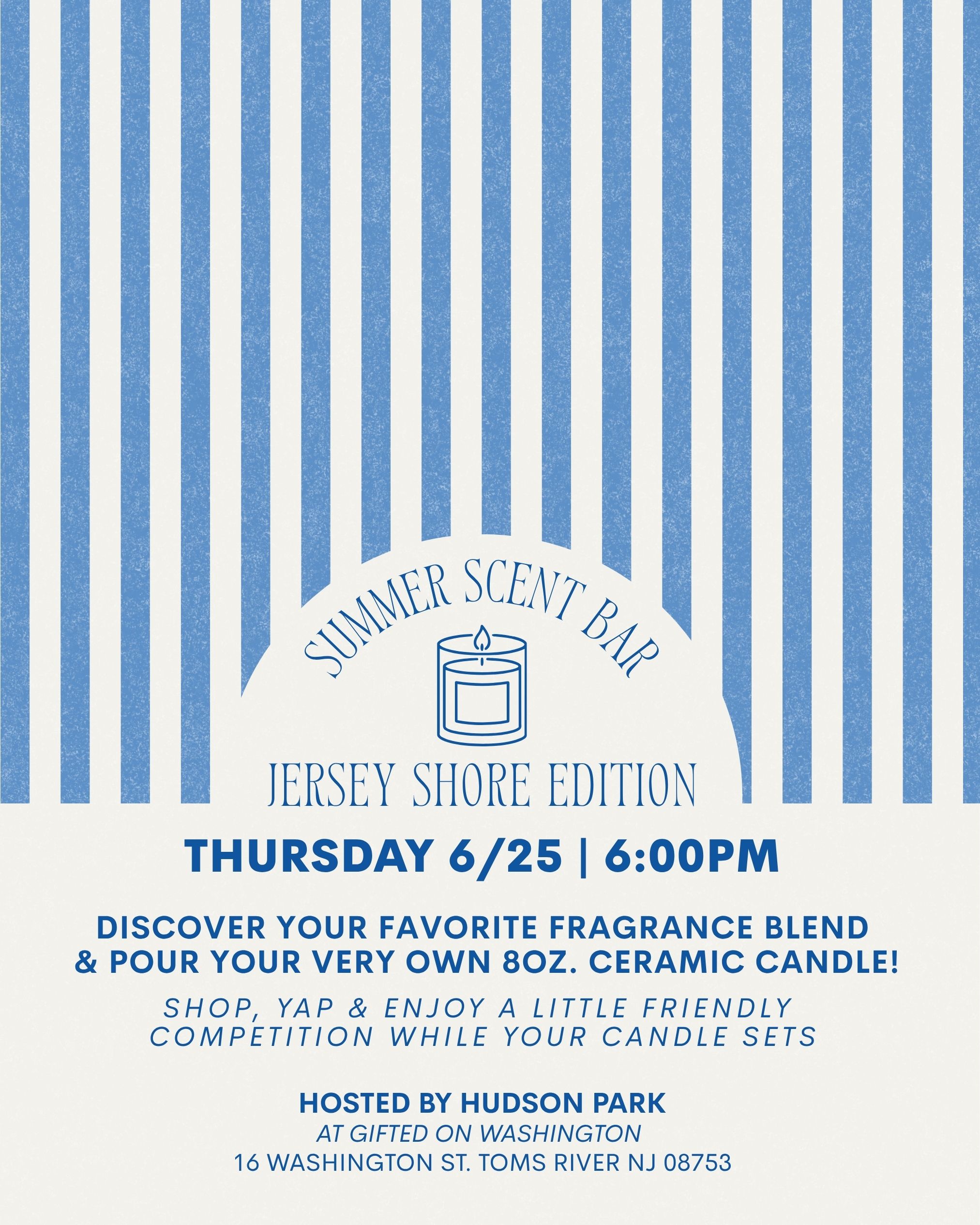 Summer Scent Bar: Candle Making Workshop!