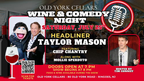 Wine & Comedy Night at Old York Cellars