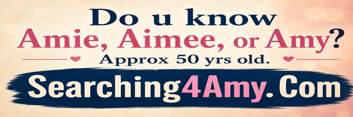 Annual Meetup: The Search for AMY/AMIE from NJ!