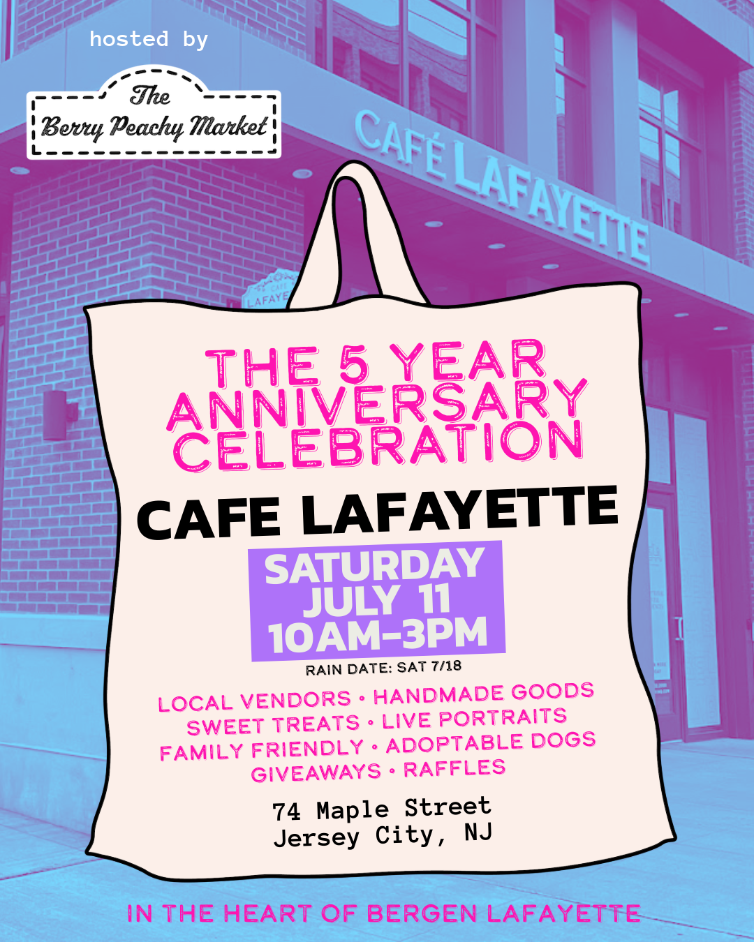 Cafe Lafayette 5 Year Anniversary Celebration