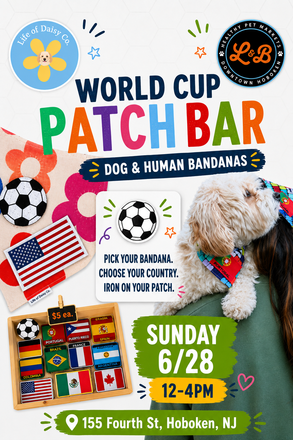 World Cup Bandana Patch-Bar