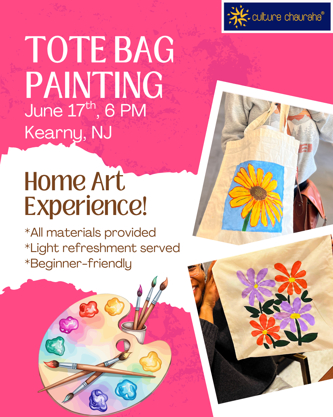 Tote Bag Painting: A Home Art Experience