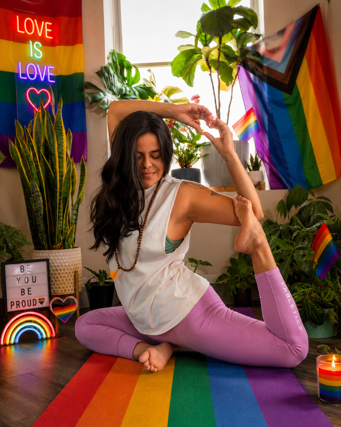 The Rainbow bridge within: Glow Flow for Pride Donation Based Chakra Yoga
