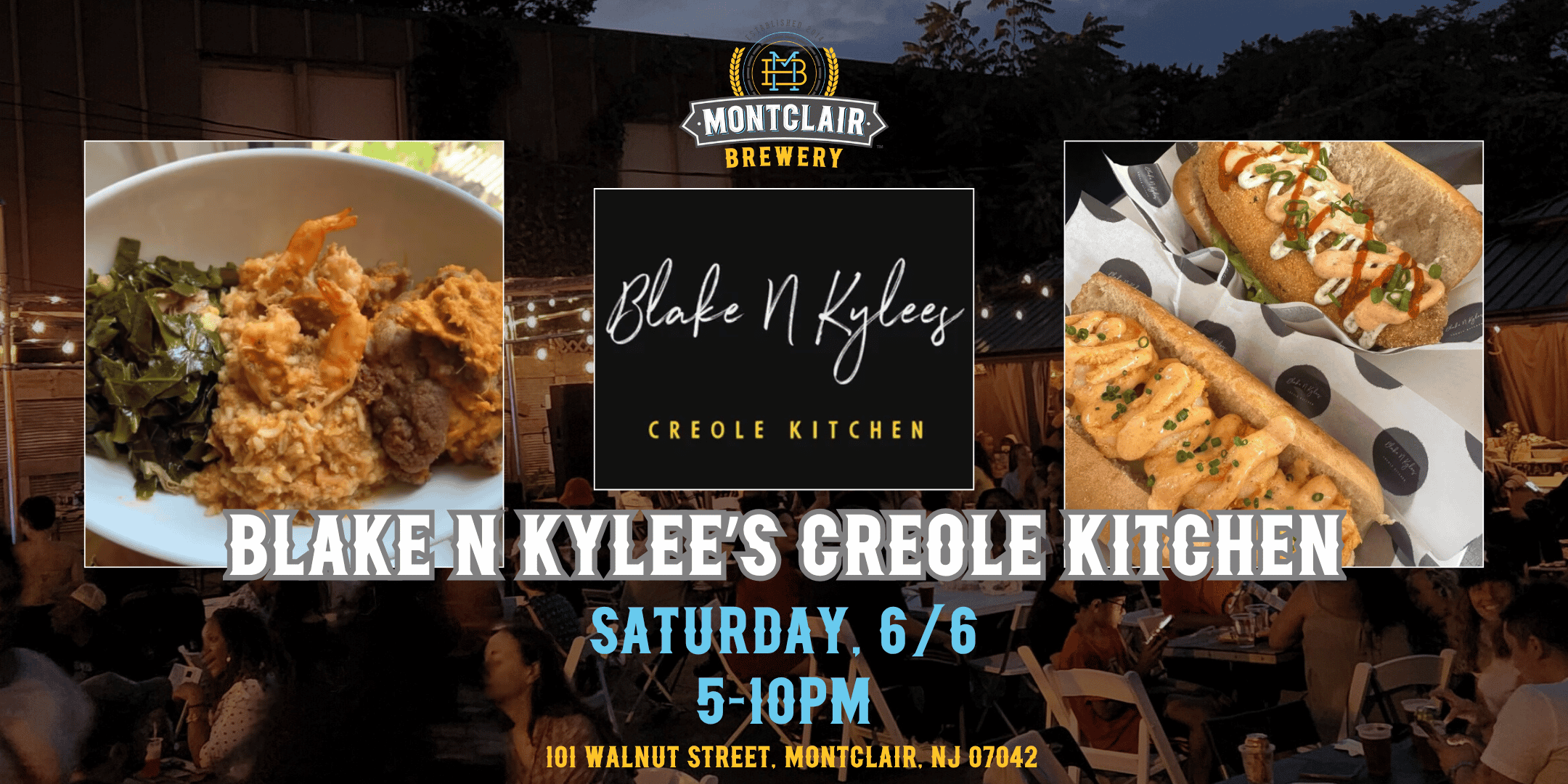 Blake n Kylee’s Creole Kitchen at Montclair Brewery