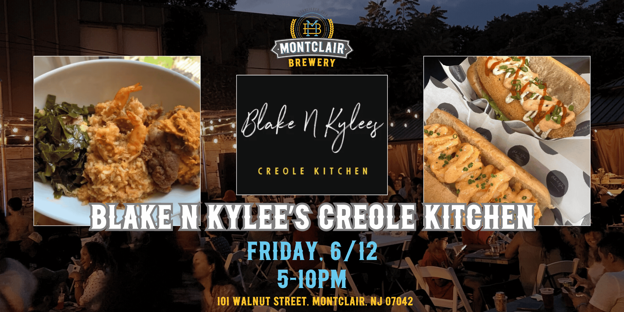 Blake n Kylee’s Creole Kitchen at Montclair Brewery