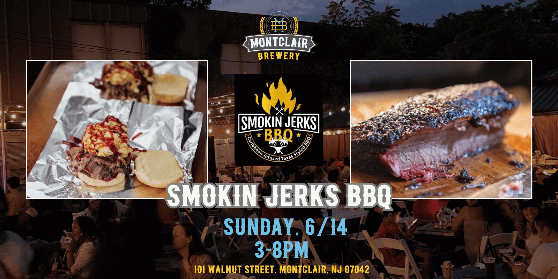 Smokin Jerks BBQ at Montclair Brewery