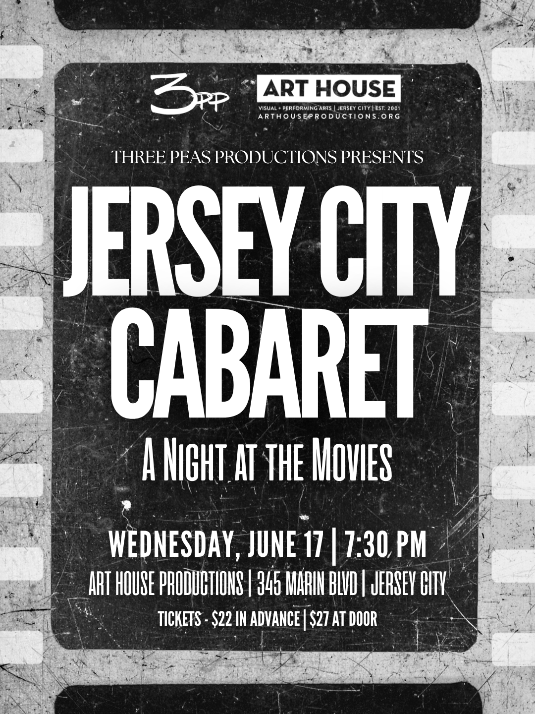Jersey City Cabaret: A Night at the Movies