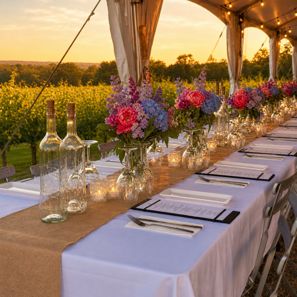 July 4th Wine Pairing Dinner in the Vines at Old York Cellars Winery