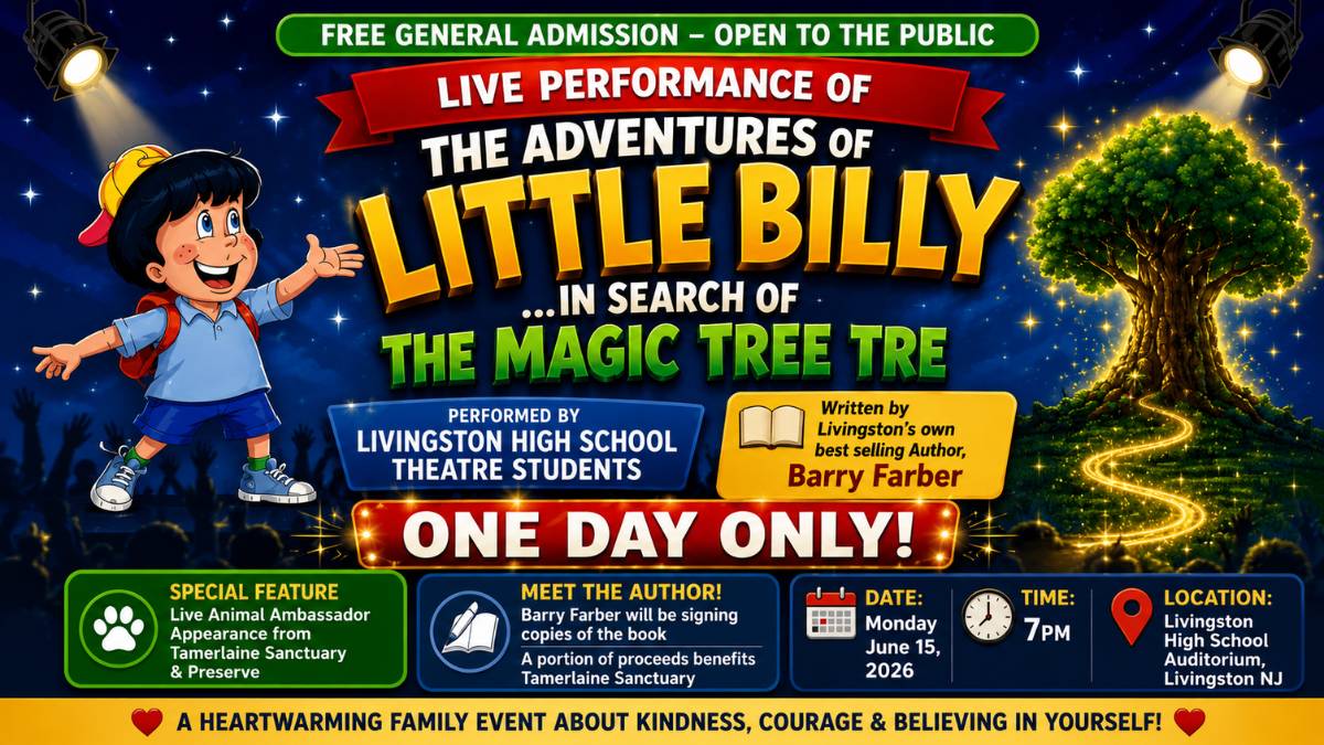 The Adventures of Little Billy: Live on Stage – 1-Day Only Free Performance