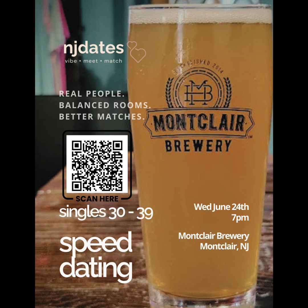 NJ Dates Speed Dating Event: Singles 30-39 at Montclair Brewery