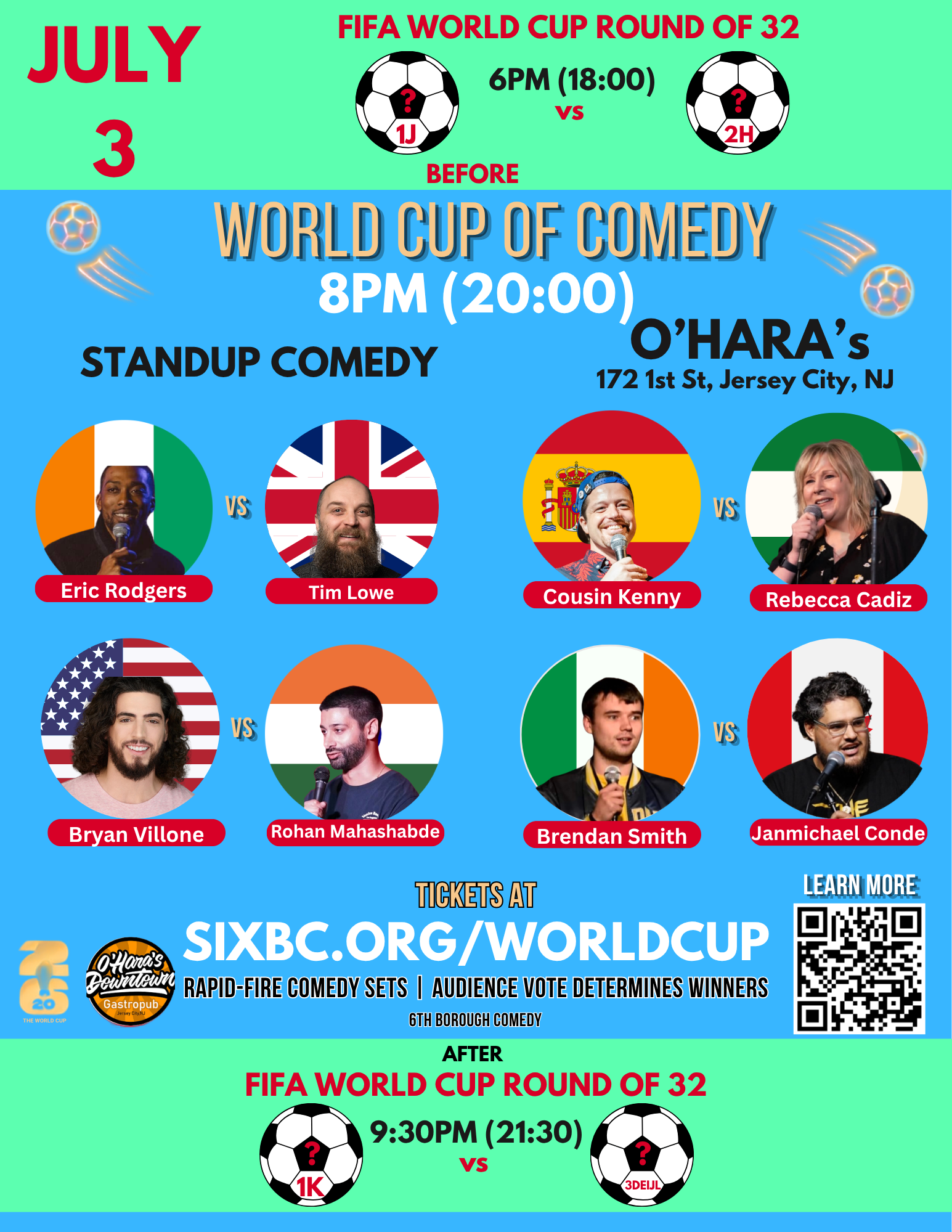 World Cup of Comedy – Group D Qualifier
