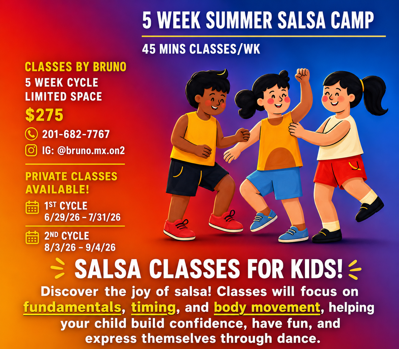 Kids’ Salsa Summer Camp