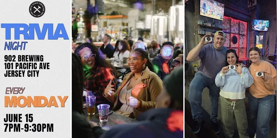 Trivia Night at 902 Brewing Co|Things to Do in Jersey City