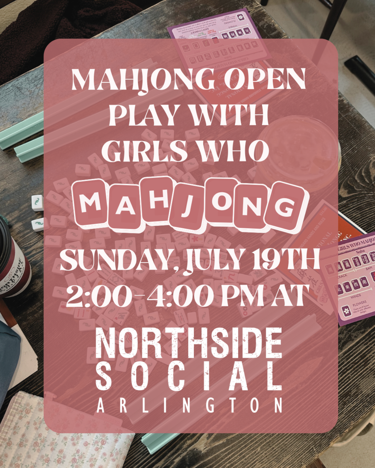 Mahjong Open Play with Girls who Mahjong