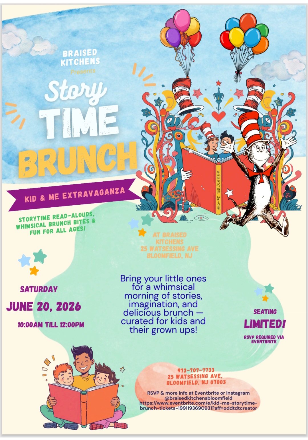 Story Time Brunch: Kid & Me Extravaganza