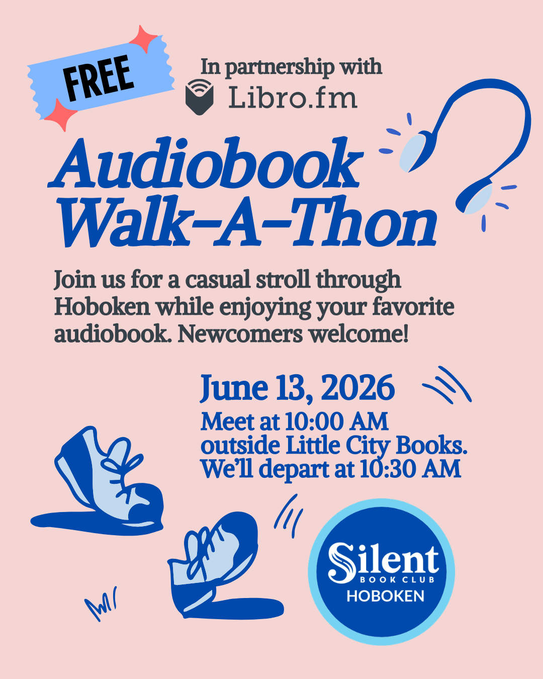 Audiobook Walk-A-Thon with Hoboken SBC