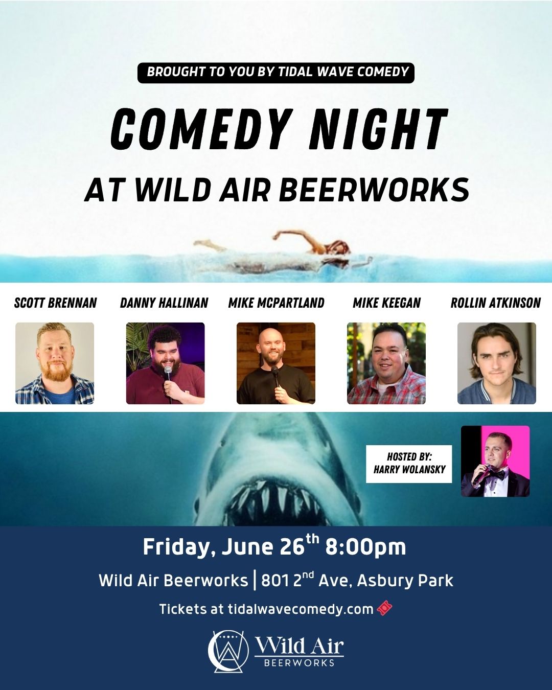Comedy Night at Wild Air Beerworks Asbury Park