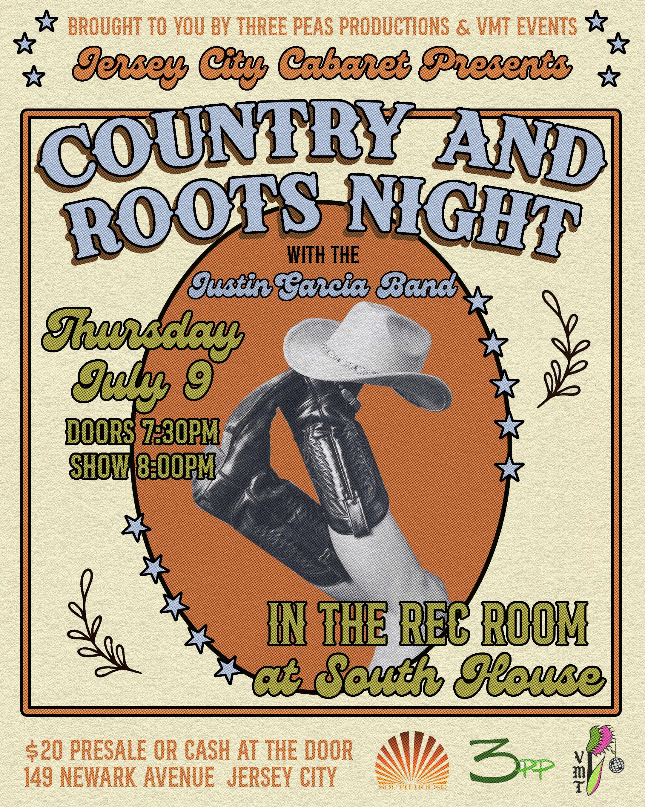 Jersey City Cabaret: Country & Roots Night