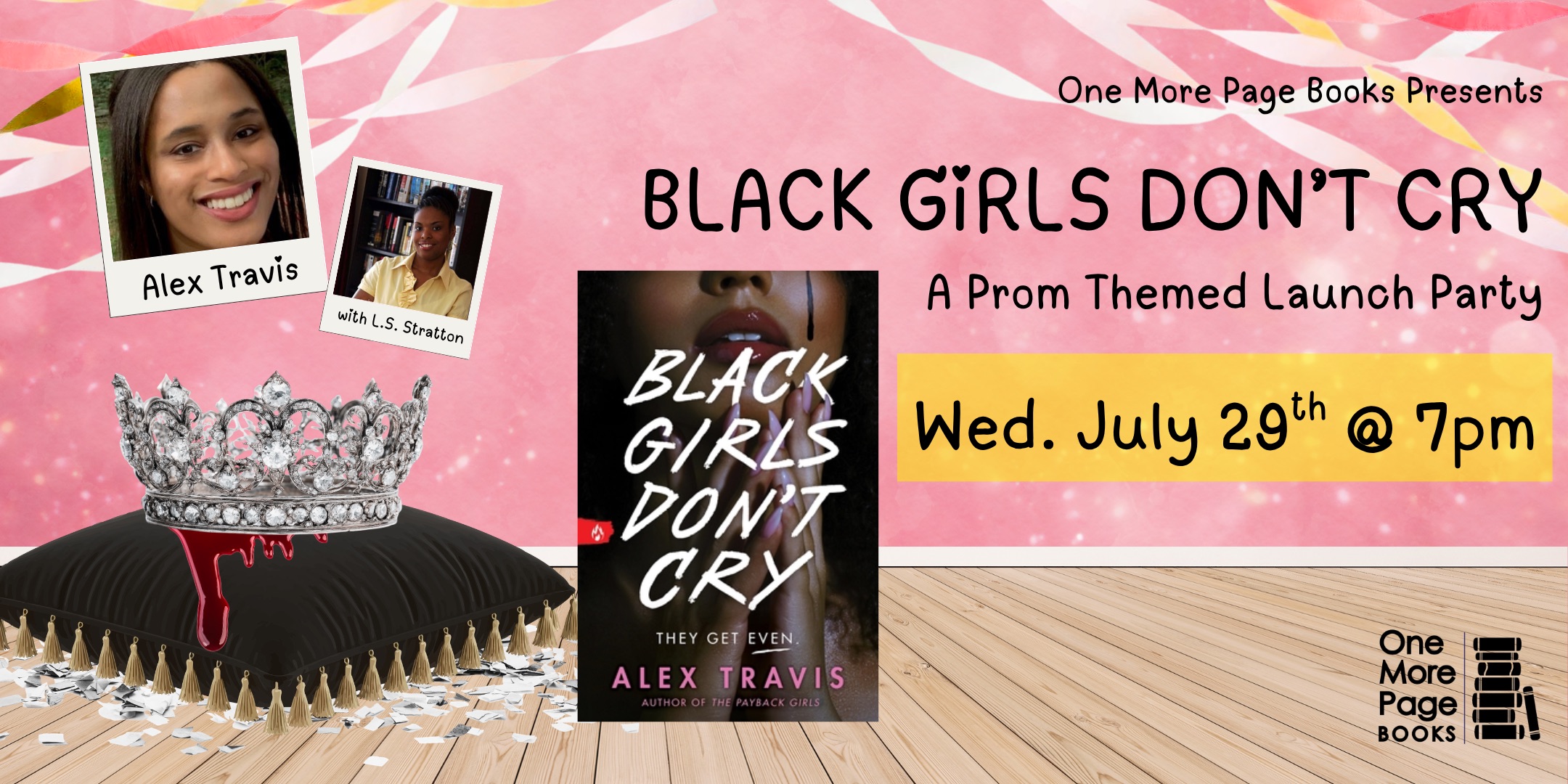 Prom-Themed Launch Party for BLACK GIRLS DON’T CRY by Alex Travis