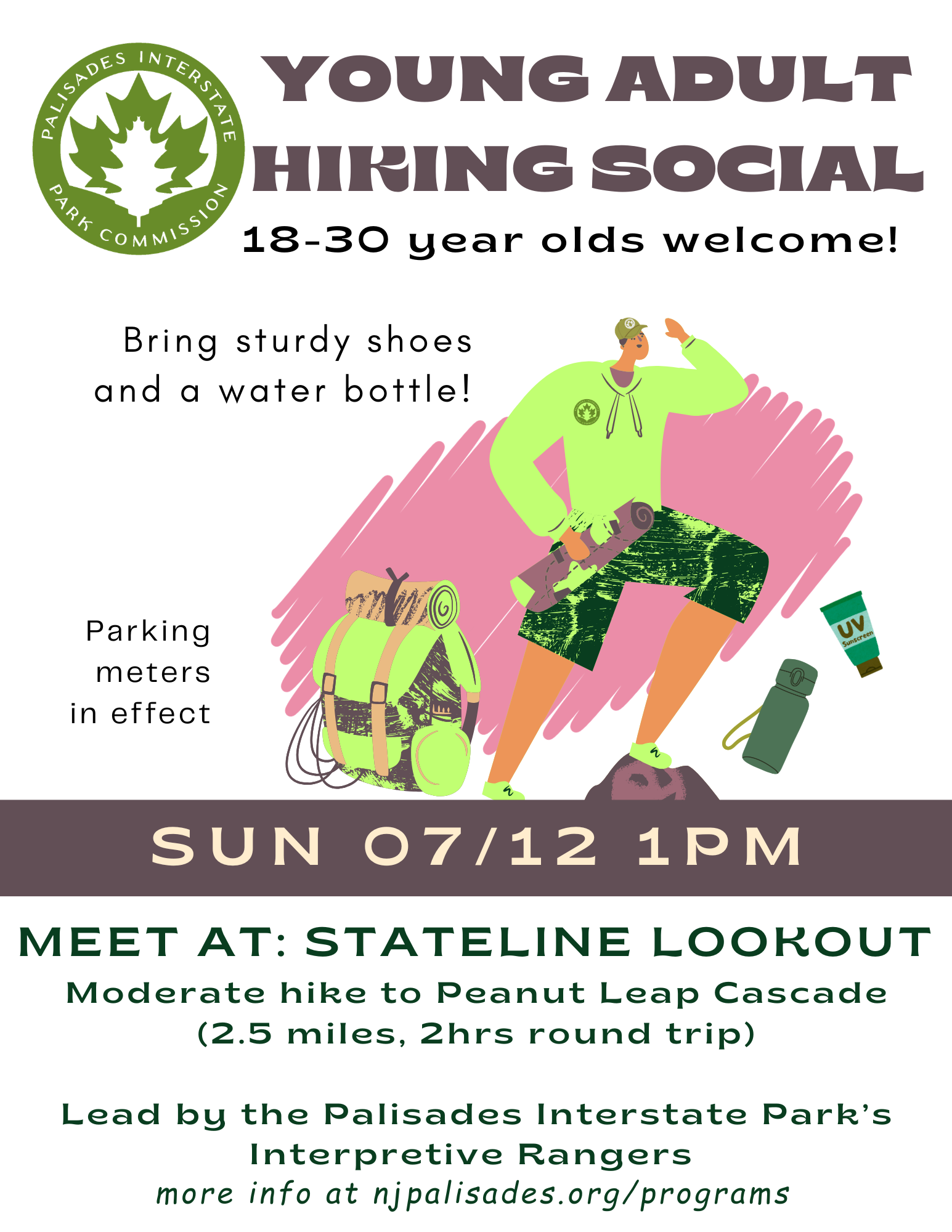 Young Adult Hiking Social