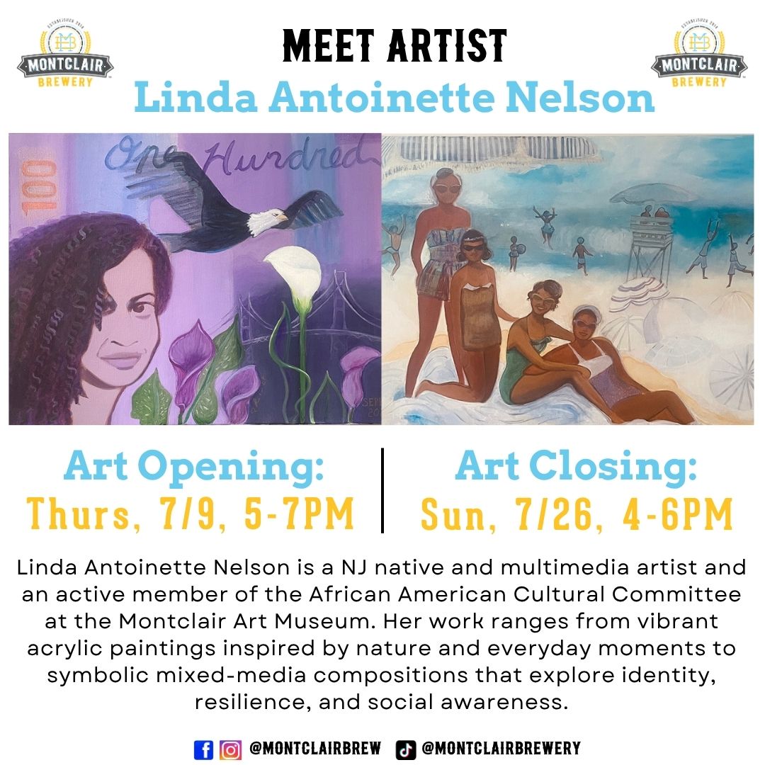 Art Closing: Linda Antoinette Nelson at Montclair Brewery