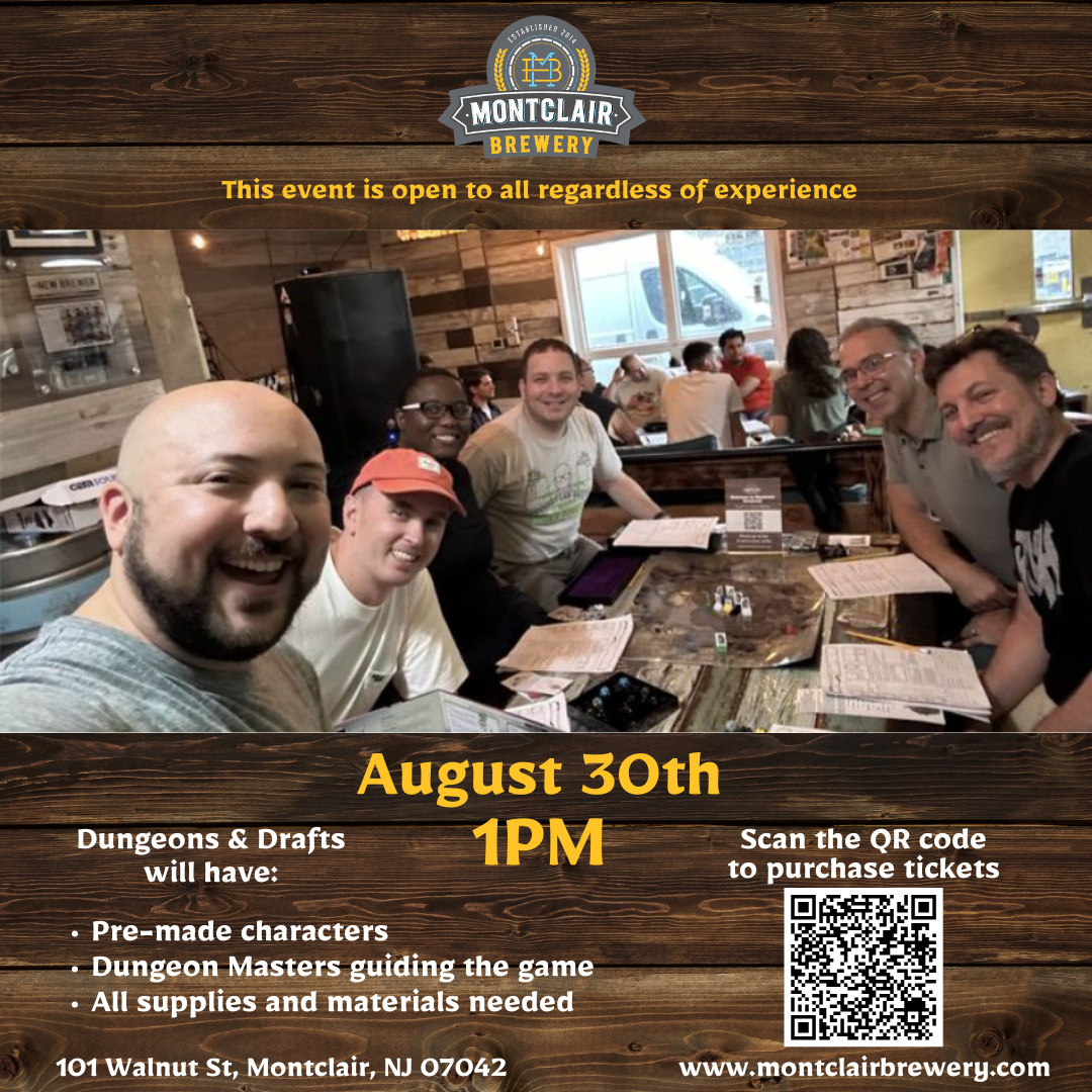 Dungeons n’ Drafts at Montclair Brewery