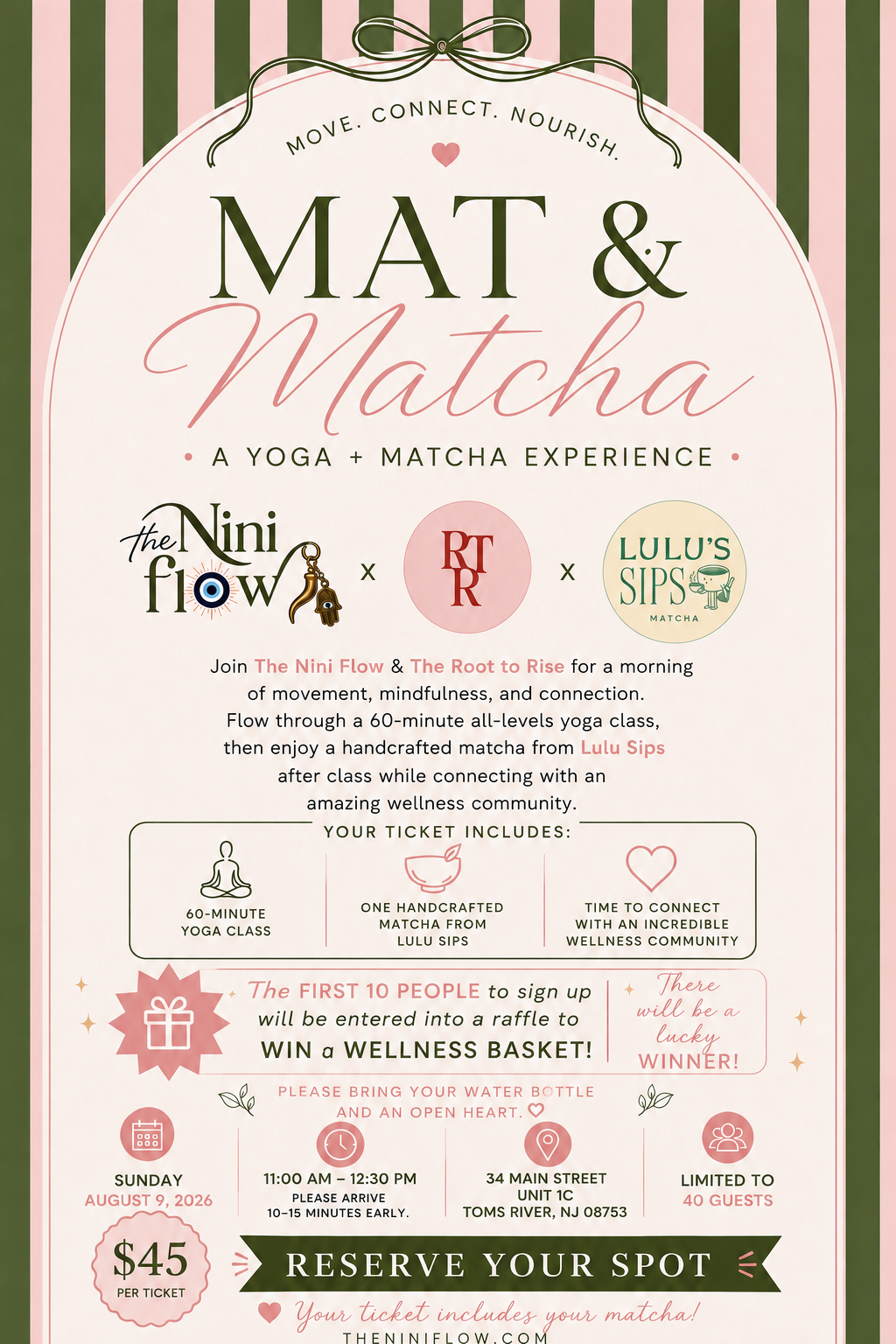 Mat & Matcha | A Community Yoga & Matcha Experience