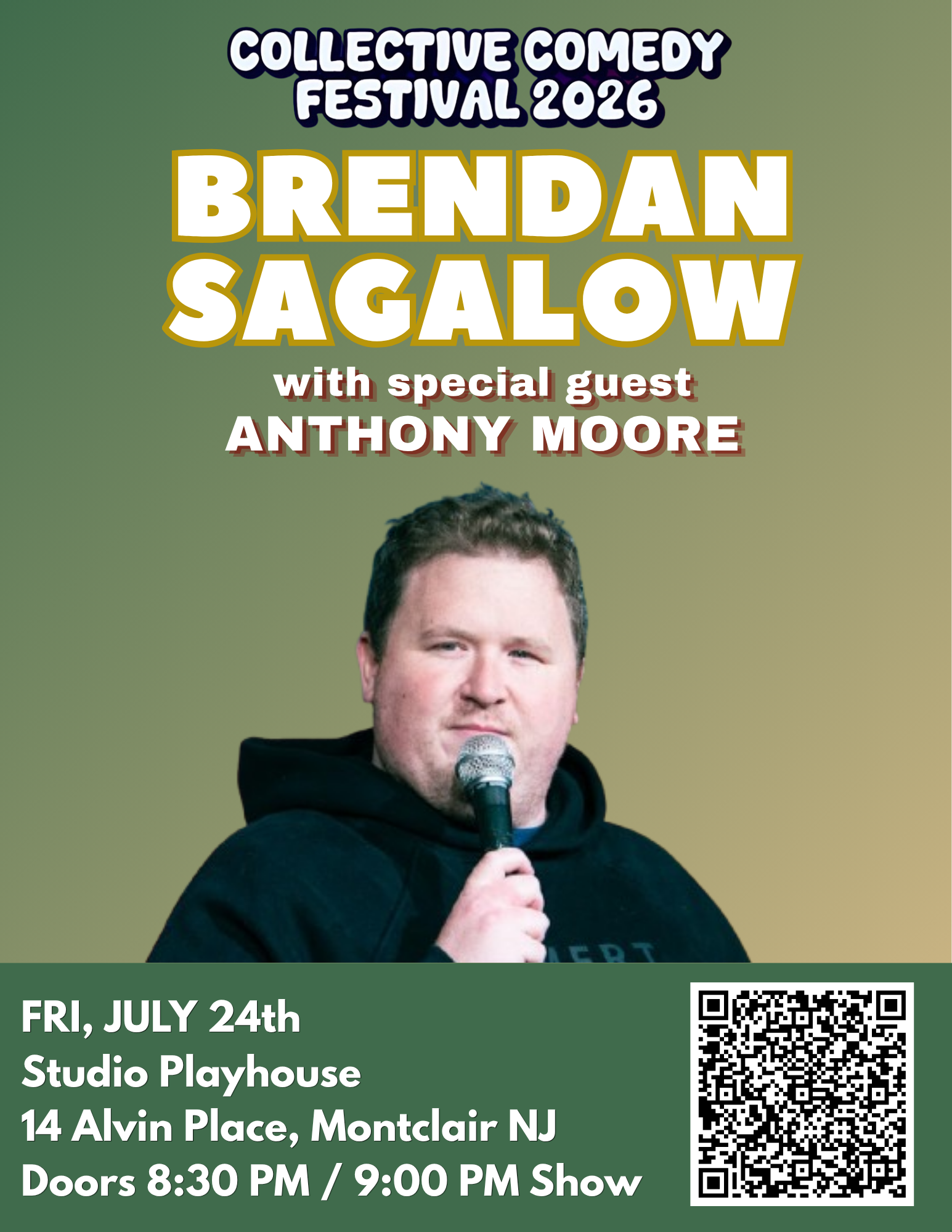 Collective Comedy Festival – Brendan Sagalow at Studio Playhouse