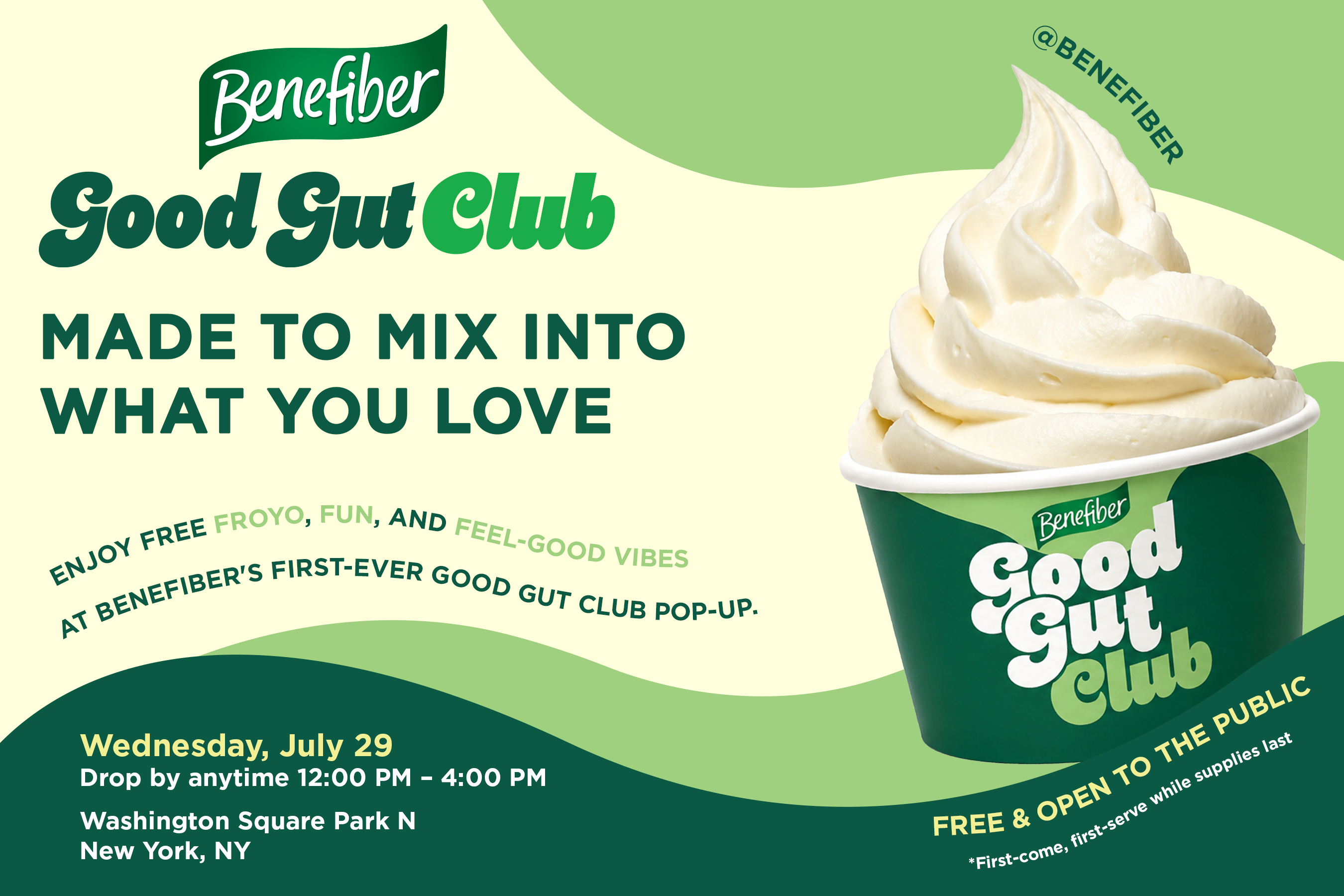 Benefiber Good Gut Club Summer Pop-up