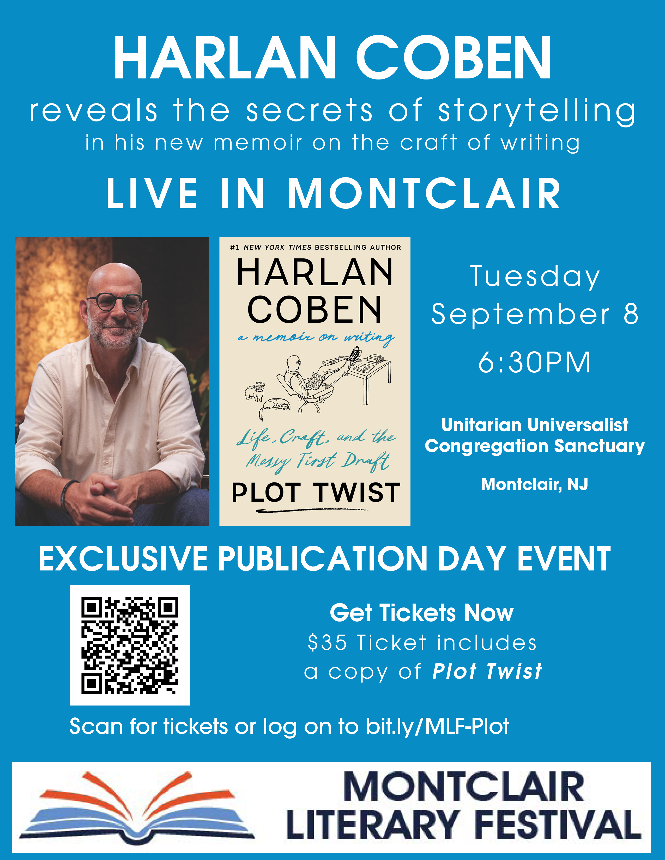 Harlan Coben at the Montclair Literary Festival